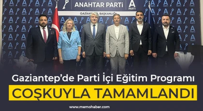 Gaziantep’de Parti İçi Eğitim Programı Coşkuyla Tamamlandı