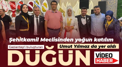 Gaziantep'i buluşturan düğün 