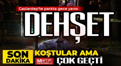 Gaziantep'te parkta gece yarısı dehşet!