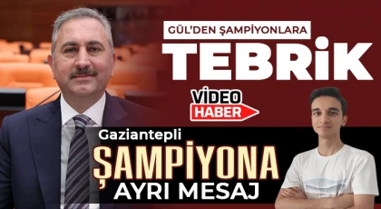 Gül’den şampiyonlara tebrik 