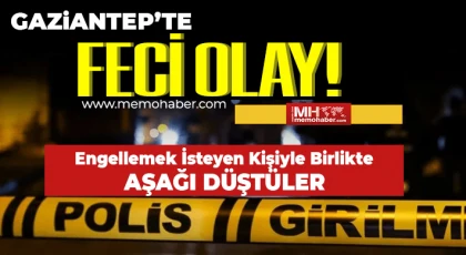 İntiharı Engellemek İsteyen Kişiyle Birlikte Aşağı Düştüler!