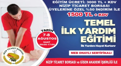 NTB ve GİSEM Akademi Merkezi İşbirliği İle Temel İlk Yardım Eğitimi