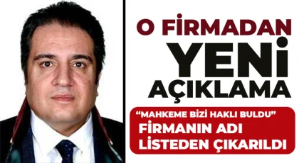 O FİRMADAN yeni açıklama!