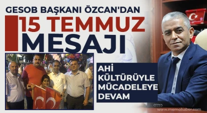 Özcan: Özgürlük ve milli iradenin yanındayız 