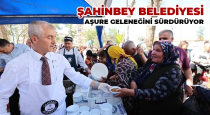 Şahinbey Belediyesi aşure geleneğini sürdürüyor