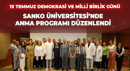 SANKO Üniversitesi’nde anma programı düzenlendi