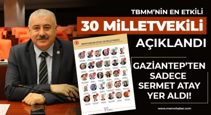 Sermet Atay listeye damga vurdu