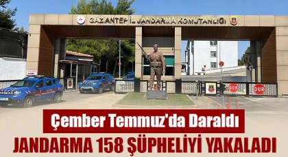 Çember Temmuz'da daraldı Jandarma 158 şüpheliyi yakaladı