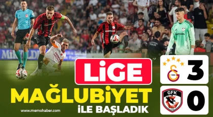 Gaziantep FK yeni sezona kötü başladı! Gaziantep FK - Galatasaray: 0-3