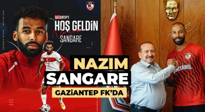 Gaziantep FK'dan flaş transfer! Nazım Sangare Gaziantep FK'da…