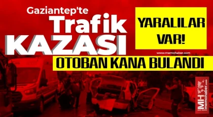 Gaziantep otobanında kaza! 7 kişi yaralandı