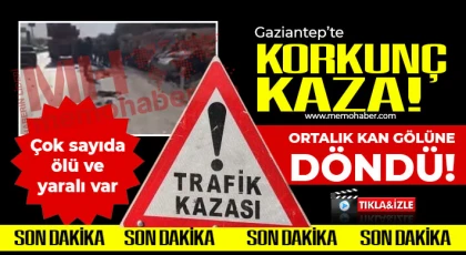 Gaziantep- Nizip karayolunda kaza: 3 ölü 3 yaralı 