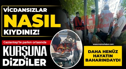 Gaziantep’te parkta dehşet! 19 yaşındaki genci vurdular 
