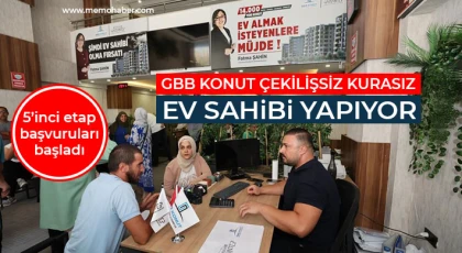 GBB Konut çekilişsiz kurasız ev sahibi yapıyor