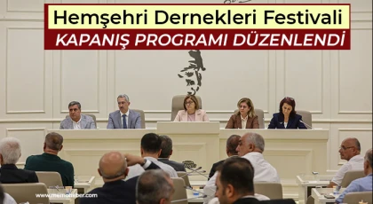 Hemşehri Dernekleri Festivali kapanış programı düzenlendi
