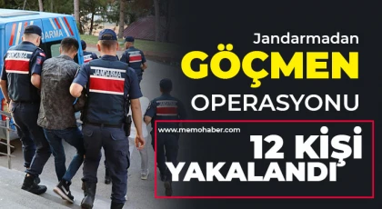 Jandarmadan göçmen operasyonu