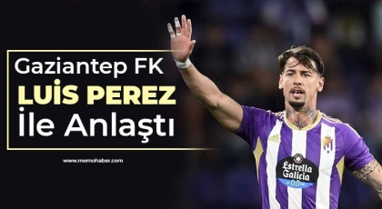 Luis Pérez Gaziantep FK'da, savunmaya yeni takviye!