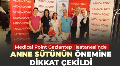 Medical Point Gaziantep Hastanesi’nde anne sütünün önemine dikkat çekildi