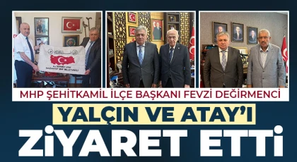 MHP Şehitkamil İlçe Başkanı Fevzi Değirmenci'den Bahçeli'ye ziyaret