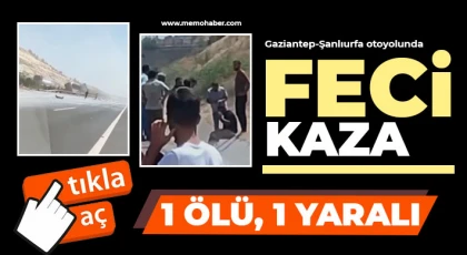 Otobanda kaza! 1 ölü, 1 yaralı 