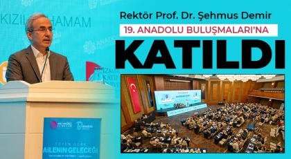 Prof. Dr. Şehmus Demir, 19. Anadolu Buluşmaları’na Katıldı