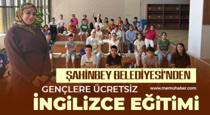 Şahinbey Belediyesi'nden gençlere ücretsiz İngilizce eğitimi