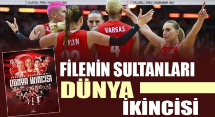 A Milli Kadın Voleybol Takımı, dünya ikincisi oldu