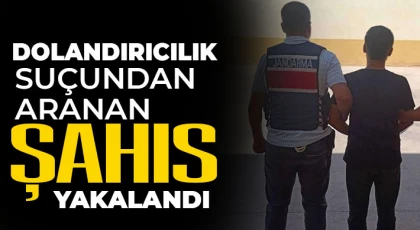 Dolandırıcılık suçundan aranan şahıs yakalandı