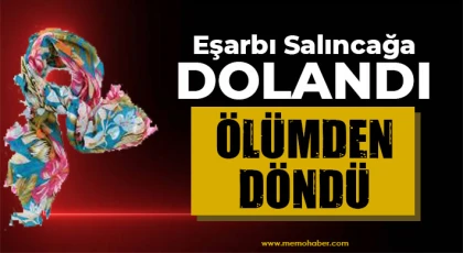 Eşarbı salıncağa dolandı Ölümden döndü!