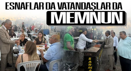 Esnaflar da Vatandaşlar da Memnun