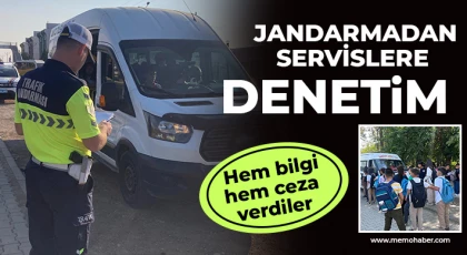 Jandarmadan servislere denetim
