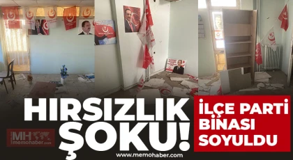 Nizip Büyük Birlik Partisi İlçe Binasında Hırsızlık Şoku