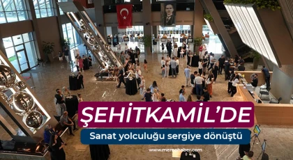 Şehitkamil’de sanat yolculuğu sergiye dönüştü