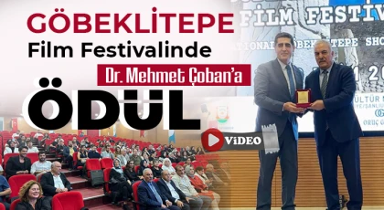Dr. Mehmet Çoban’a ödül 