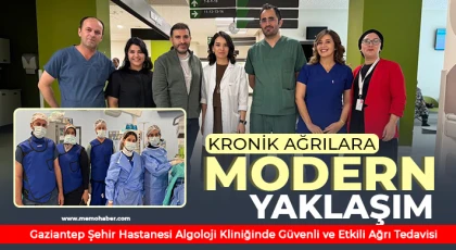 Gaziantep Şehir Hastanesi Algoloji Kliniğinde Güvenli ve Etkili Ağrı Tedavisi