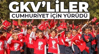GKV’liler Cumhuriyet için yürüdü