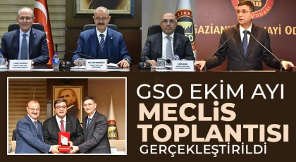 GSO Ekim ayı meclis toplantısı gerçekleştirildi