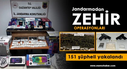 Jandarmadan zehir operasyonları 