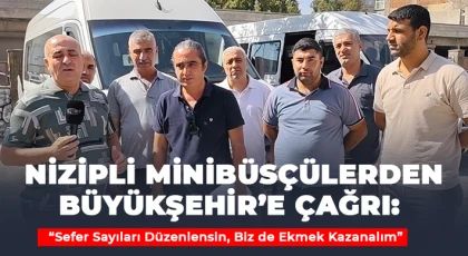 Nizipli Minibüsçülerden Büyükşehir’e Çağrı