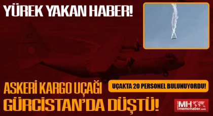 Askeri Kargo Uçağı Gürcistanda Düştü!