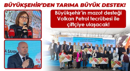 Büyükşehir’in mazot desteği Volkan Petrol tecrübesi ile çiftçiye ulaşacak!