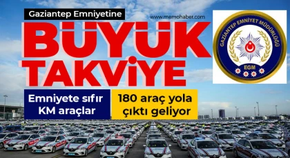 Gaziantep Emniyetine büyük takviye
