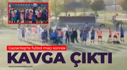 Gaziantep'te futbol maçı sonrası kavga çıktı