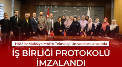 HKÜ ile Malezya MARA Teknoloji Üniversitesi arasında iş birliği protokolü imzalandı