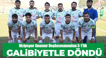 Nizipspor Anamur Deplasmanından 3-1’lik Galibiyetle Döndü