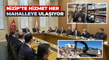 Nizip’te hizmet her mahalleye ulaşıyor