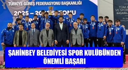 Şahinbey Belediyesi spor kulübünden önemli başarı