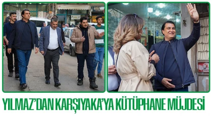 Yılmaz’dan Karşıyaka’ya kütüphane müjdesi