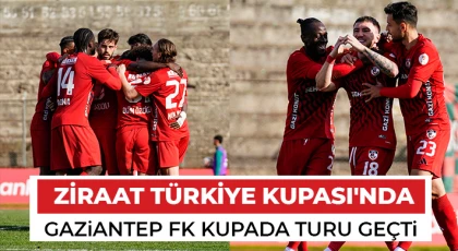 Gaziantep FK, kupada tur atladı