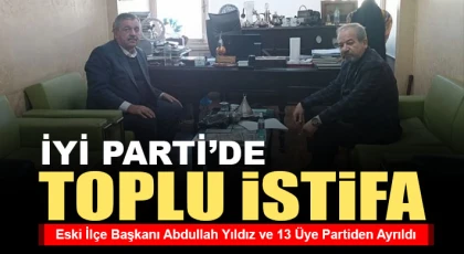 İYİ Parti’de Nizip’te Toplu İstifa: Eski İlçe Başkanı Abdullah Yıldız ve 13 Üye Partiden Ayrıldı